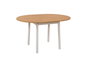 Hanah Home Oliver Mesa de Comedor Extensible Roble y Blanco
